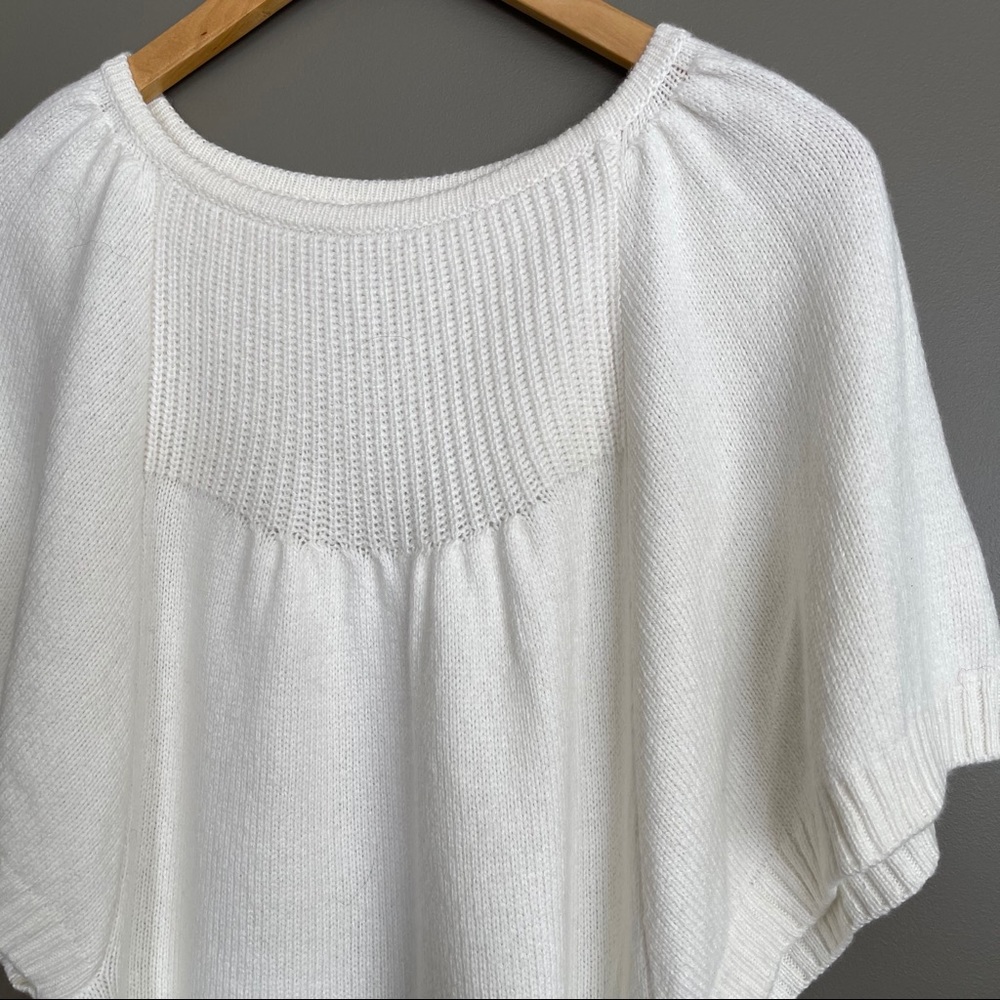 NWT Anthropologie Belle Sweater Top Ivory Size Med - Picture 7 of 16